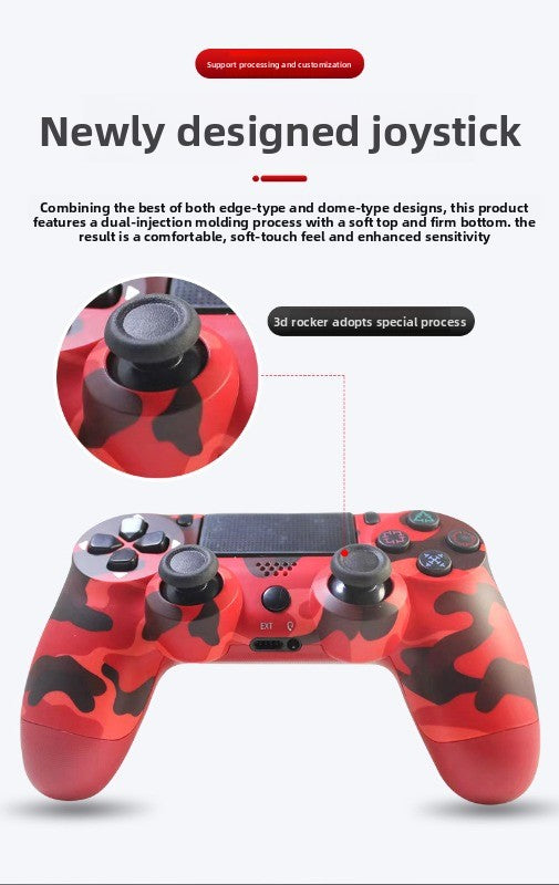 Dual-vibration wireless Bluetooth controller PS4 game controller wireless bluetooth gamepad P4 gamepad PC computer gamepad
