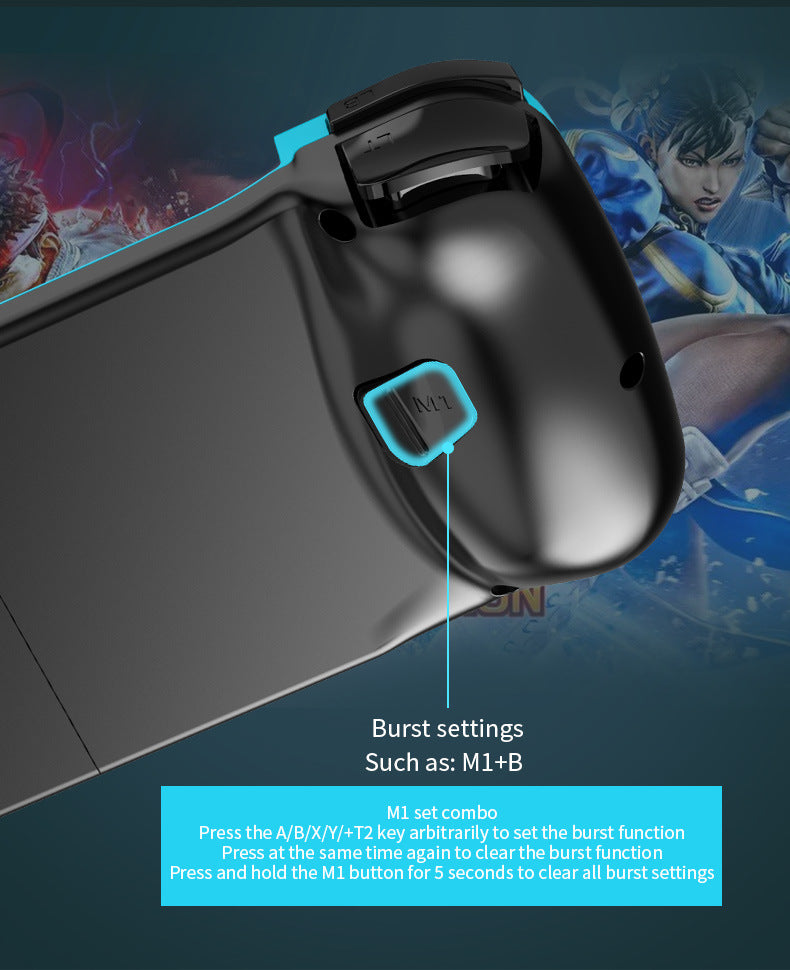 D3 wireless mobile phone gamepad Bluetooth 5.0 Android ios direct connection MFI Bluetooth stretching gamepad to eat chicken
