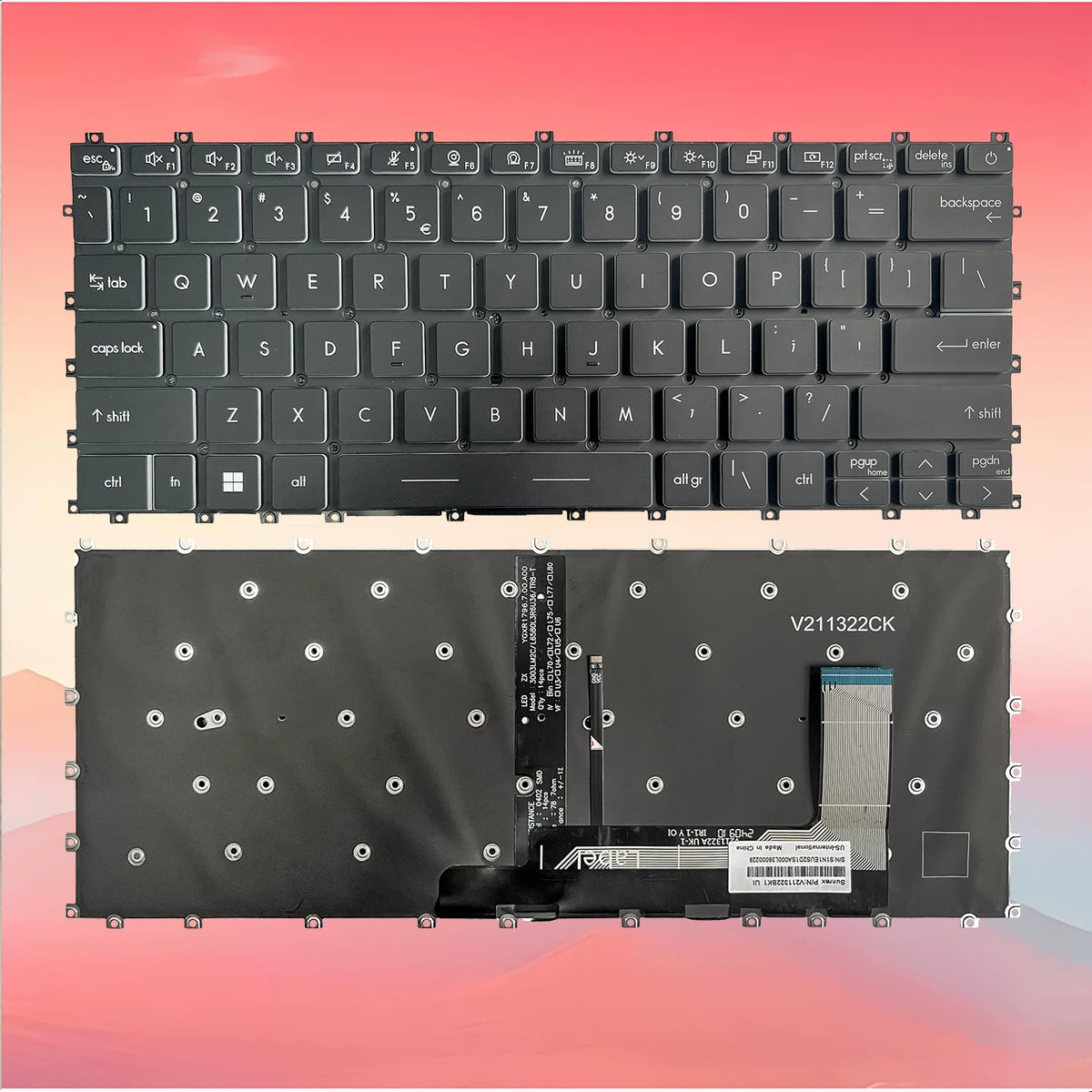 Keyboard For  AU MSI Modern 14 C12MO C5M C7M MS-14JK 14J3 14J1 14J MSI laptop repair parts