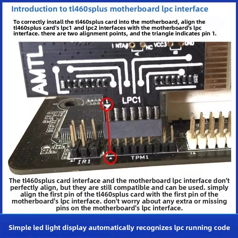 Motherboard diagnostic card Multipurpose debugging card Computer PCI E test card LPC DEBUG diagnostic card Automatic identification main board Laptop Mobile Phone Repair tools