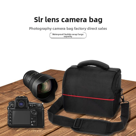 Canon Sony Single Shoulder Oblique Span Universal Camera Bag Micro Single SLR Moisture-proof Waterproof Shockproof Portable Digital Camera Bag Digital camera accessories