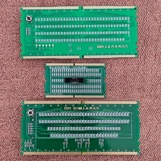 DDR5 with lamp tester LRDIMM server DDR5 UDIMM desktop computer notebook memory slot tester, memory test card Repair tools