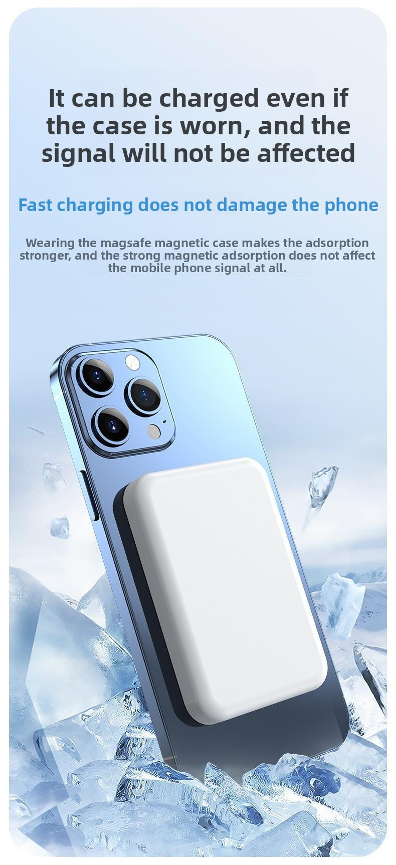 KC certified MagSafe magnetic power bank wireless fast charging large capacity mini power bank