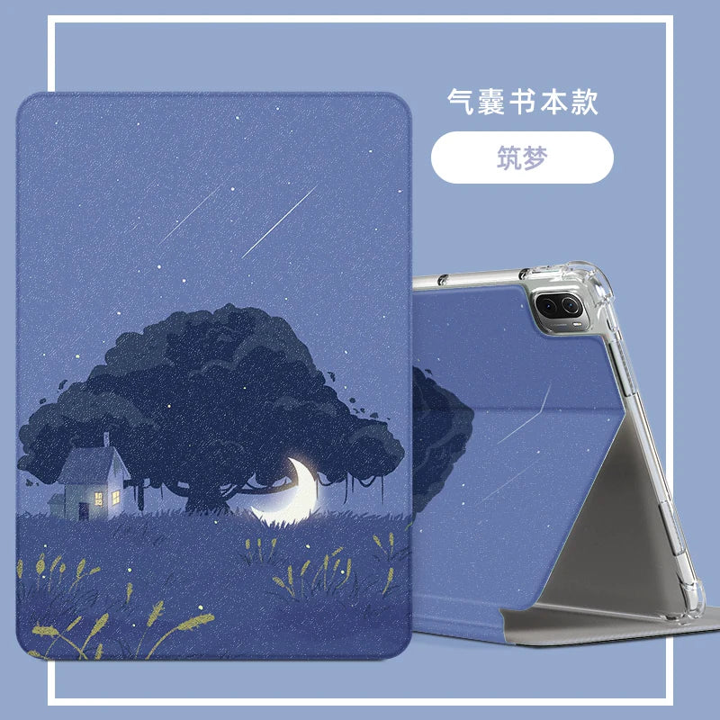 For Xiaomi tablet 7pro protective case redmipadse11 all-inclusive case 2024 new pad8/6pro silicone redmipadpro2 anti-drop pad5 computer 6spro Tablet Accessories