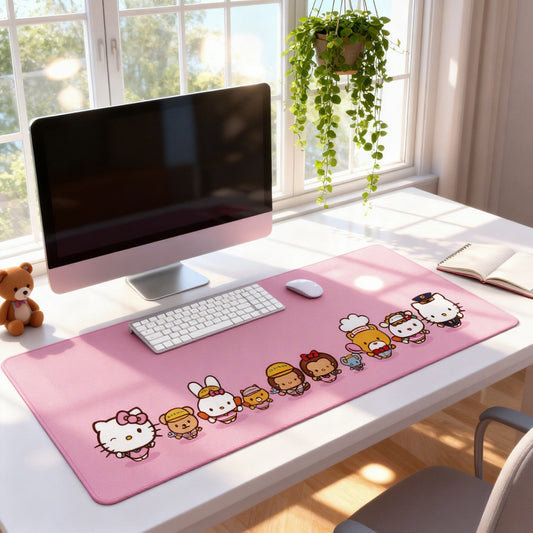 Mouse pad Large enlarged rubber table pad Mouse ++ non-slip keyboard pad Cartoon game desk pad Computer accessories