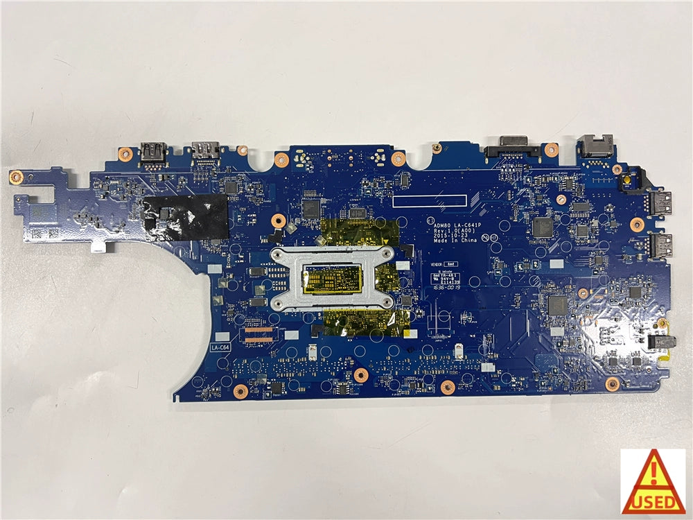 motherboard  system board  E5570 03MCRF 0JGMFT i5-6300U GM LA-C641P