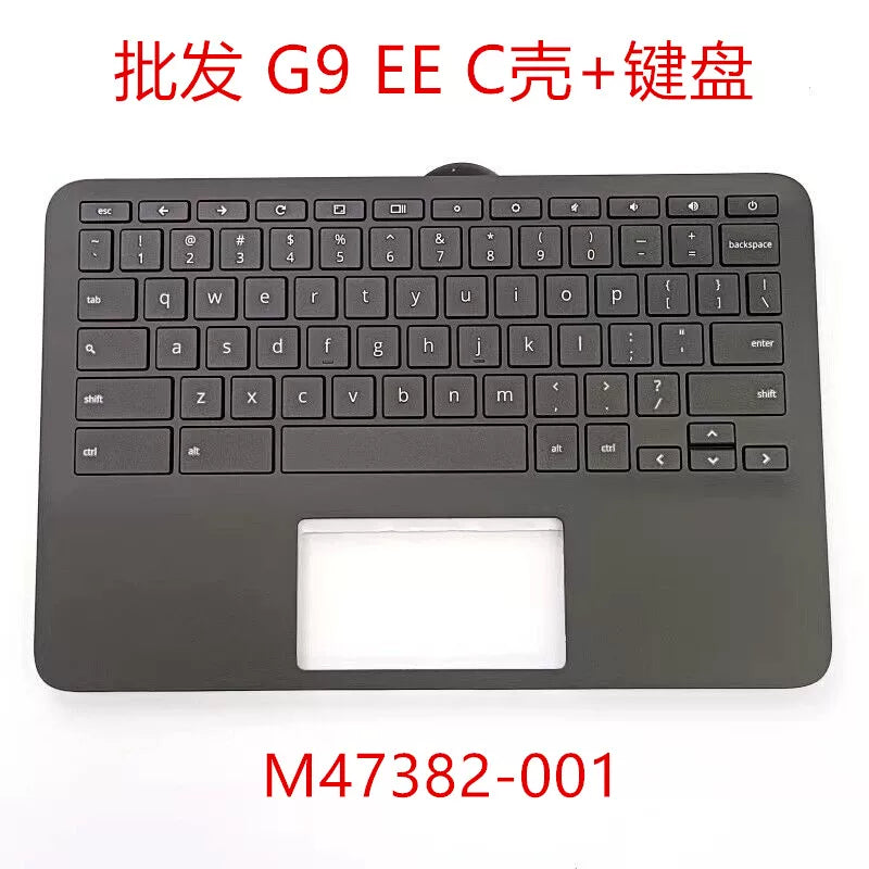 Upper case keyboard for HP  Chromebook11 G9 EE C case, keyboard, toucFor HP ad M47382-001  topcase palmrest keybooard