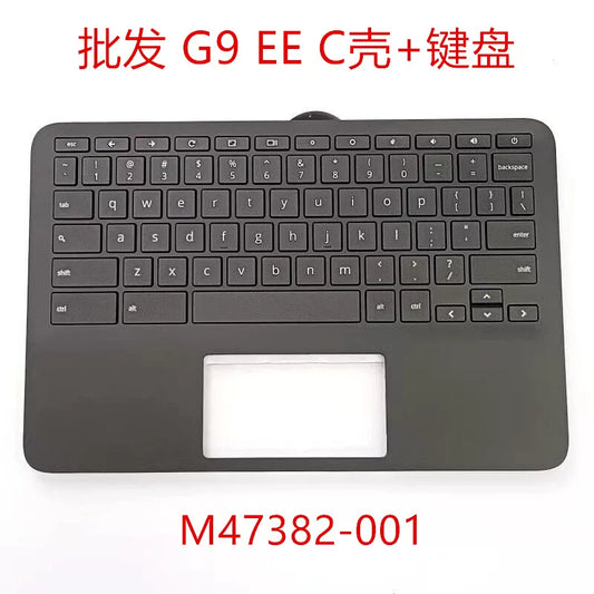 Upper case keyboard for HP  Chromebook11 G9 EE C case, keyboard, toucFor HP ad M47382-001  topcase palmrest keybooard