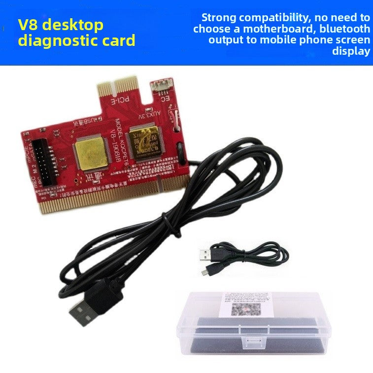 Computer troubleshooting card debugging test card Notebook main board detection card Support USB/PCI/LPC socket Laptop Mobile Phone Repair tools