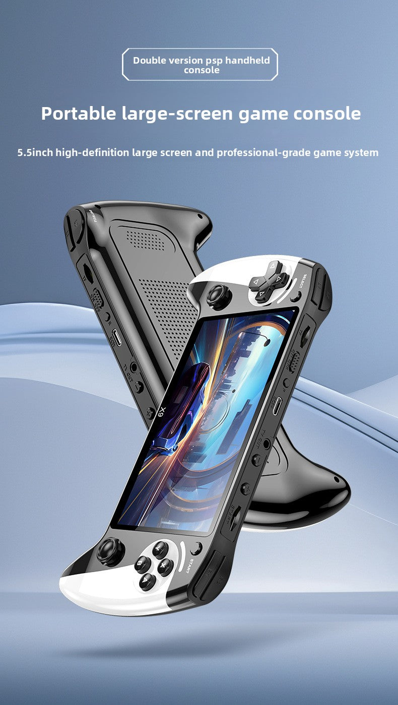 5.5" inch x9 IPS HD PSP lINUX 2000mAh type C rechargable games Handheld Game Player console supporting wireless gamepad connected