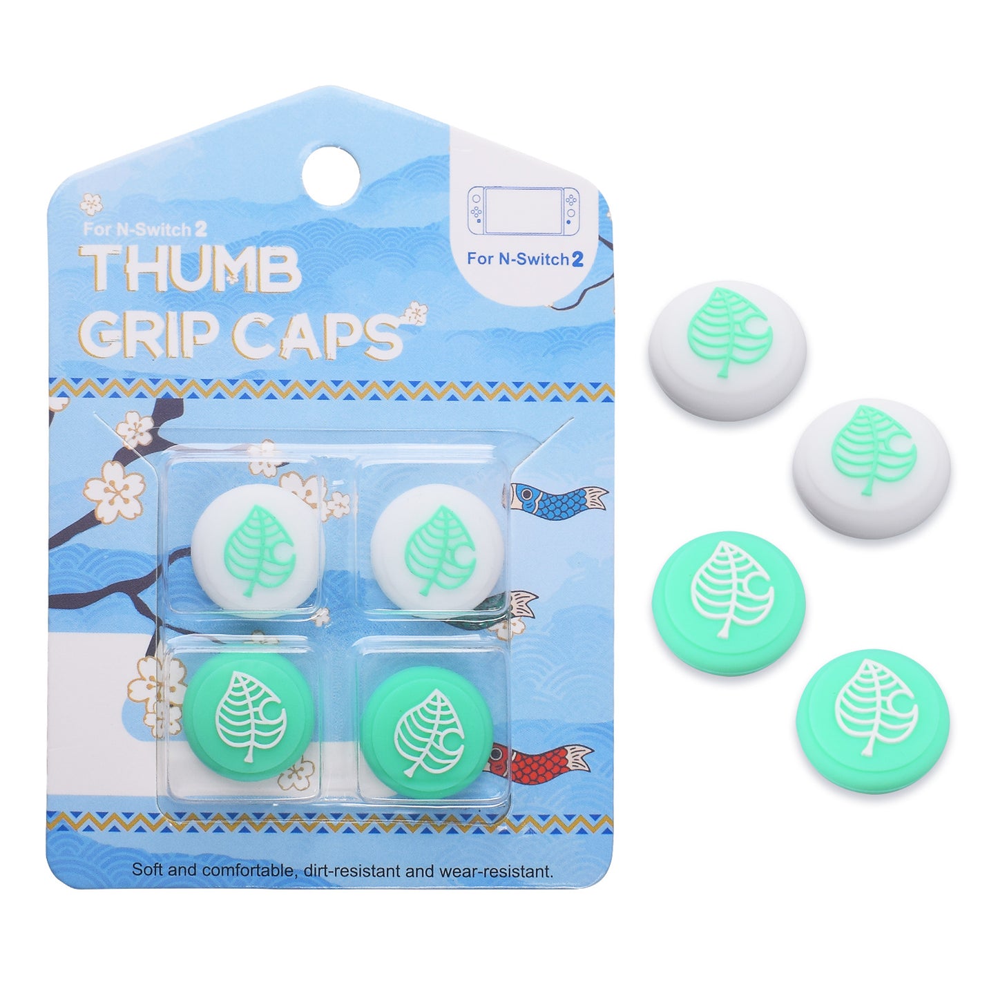 Switch 2 left and right handle silicone cap for Nintendo Switch2 button cap 3D rocker anti-skid cap