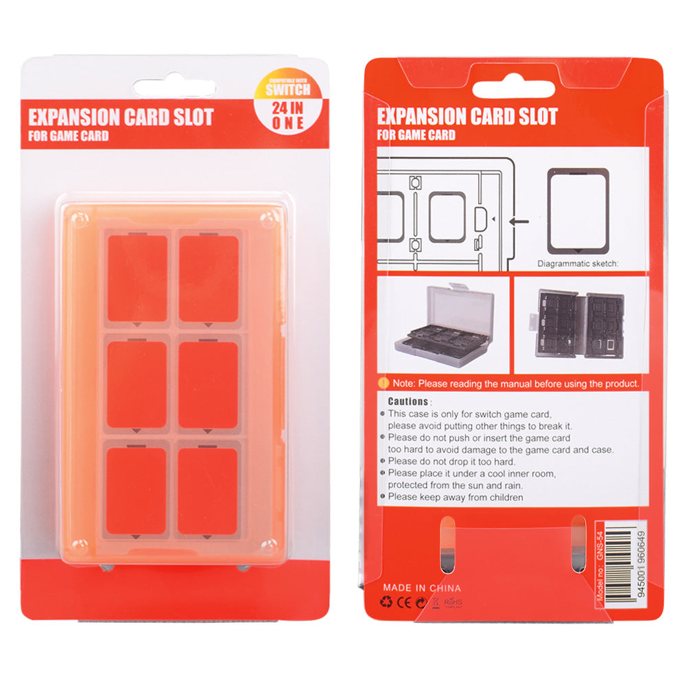 Factory spot Nintendo switch card box switch 24in1 game card storage box accessories cassette box