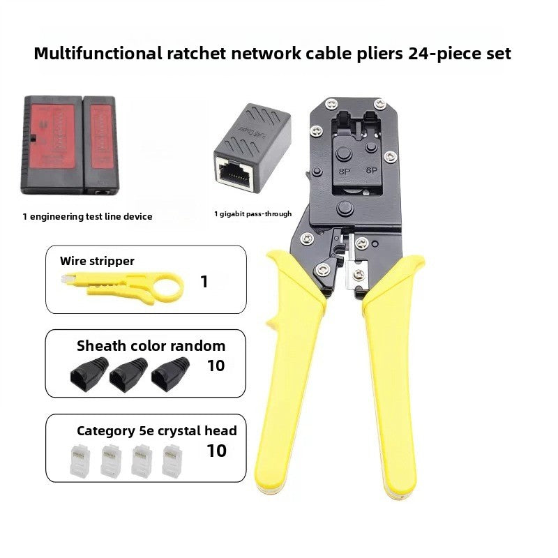 RJ45 RJ11 Cable Tester crystal head network cable tester multi-function line check RJ11 telephone detector line tester network line tester repair tools