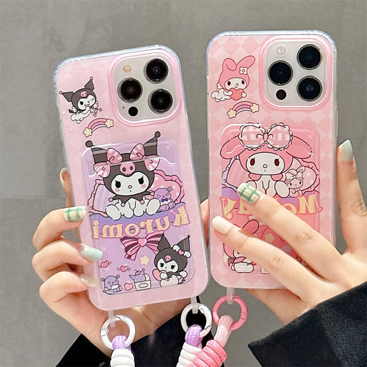 Accessories ins cute cartoon Kullo Mi Melody for iphone15promax iPhone 14 case 11 new models