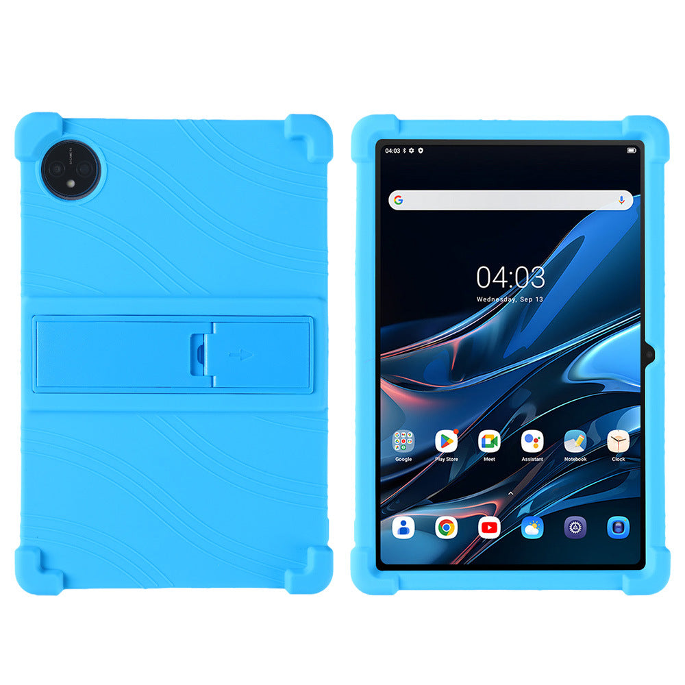 Applicable Blackview Tab 10WIFI Tablet Case 10.1 Inch Anti-drop Silicone Belt Bracket Protecting Case Protecting case