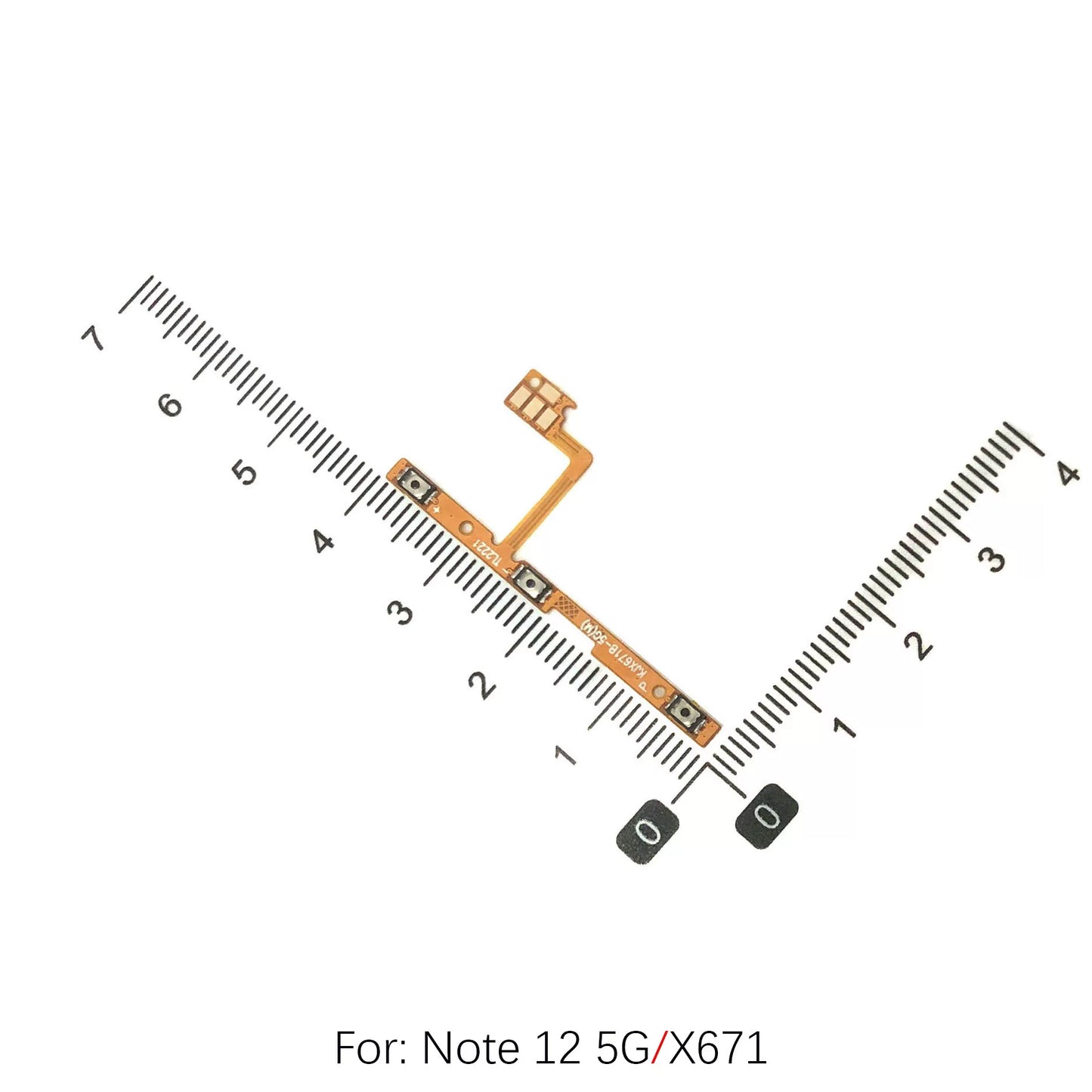 For Tecno Note7 Note8 Note10 Note12 Note30 Power cable Switch on of ribbon flex