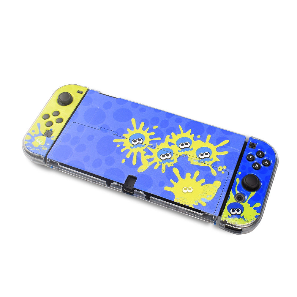 Suitable for Nintendo switch OLED protective case switch game console protective case PC color case UV pattern