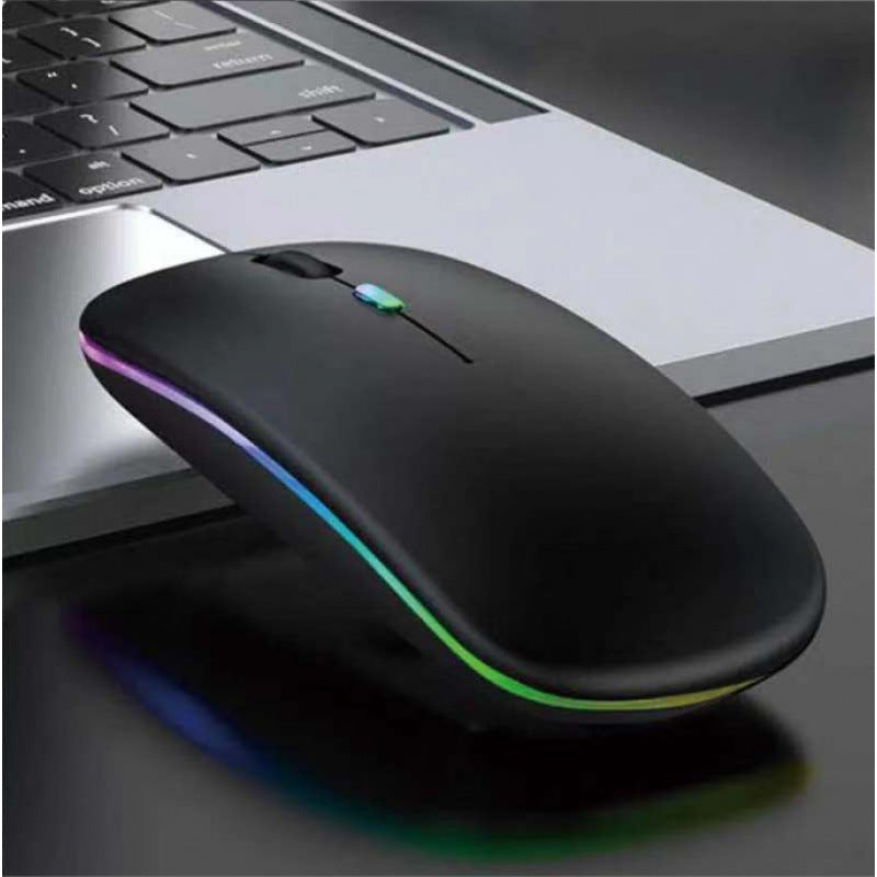 2.4G + Bluetooth dual-mode mouse notebook office desktop universal ultra-thin silent charging wireless mouse wholesale protective Accessories