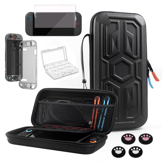 Applicable to Nintendo Switch 2 console storage bag game console protective case tempered film card box protective set