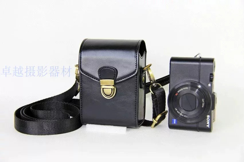 Card machine digital camera bag for Canon Sony Nikon Samsung Panasonic Fuji Olympus leather case Digital camera accessories