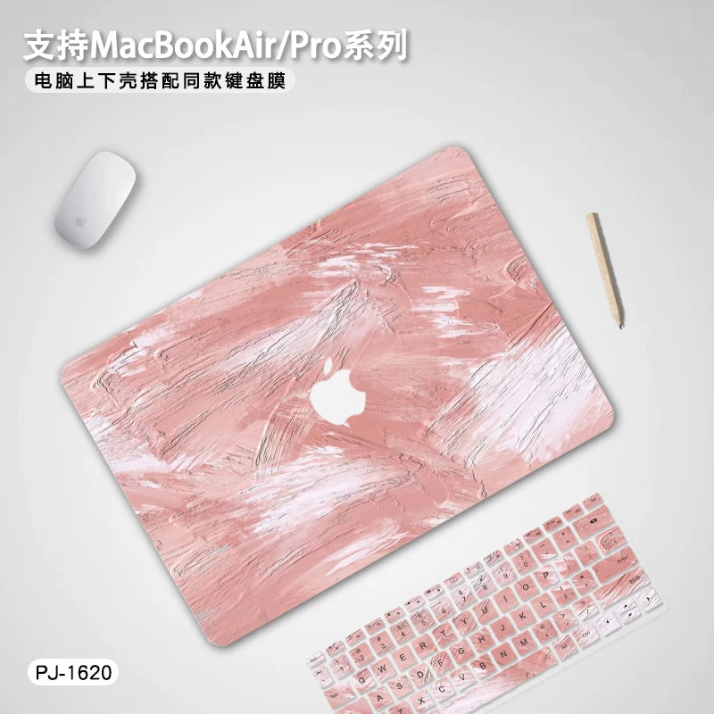 Color painting MacBook Air Pro 11 "12" 13 "14" 15 "16" 2026 M5 Neo A3404 A3426 A3427 A3428 A3429 A3449 A3448 A3434 A3403 A3186 A3402 A3401 A3112 A3185 A3114 A3241 A2681 A3113 A3240 Protective case notebook case Laptop accessories