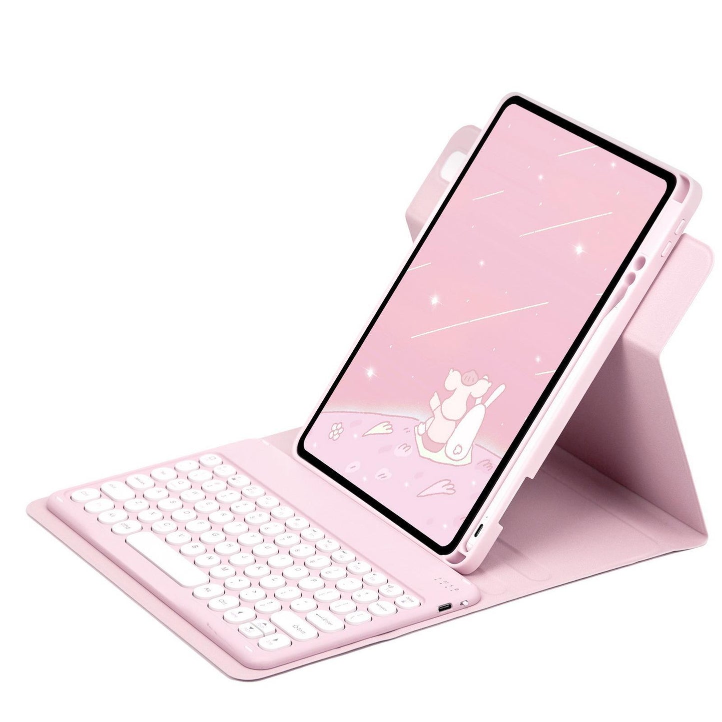 Applicable iPad10th generation rotating protective case 9th generation 10.2 touch Bluetooth keyboard Air4 magnetic suction 5 leather case 10.9 inch protective Accessories