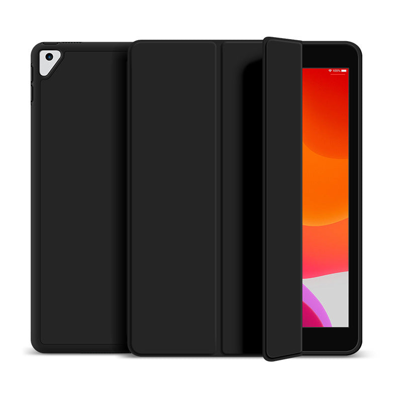 Applicable to 11-inch pen slot 2024 iPad Air 4 three-fold leather case protective case 10th generation tablet Pro13 full protective Accessories