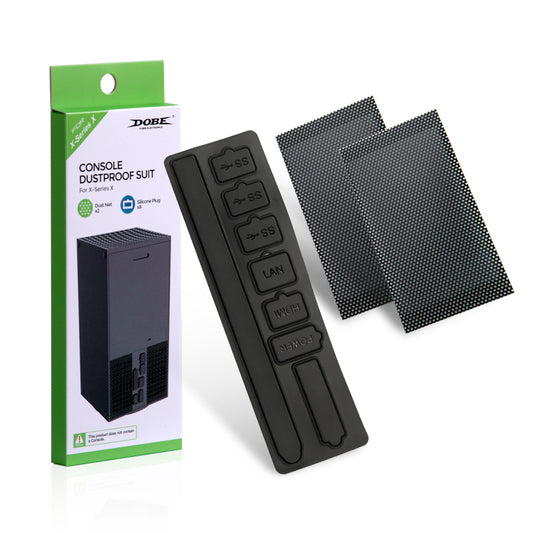 Applicable to XBOX Series X Dust Silicone Kit XSX Host Dust Plug Dust Net Kit TYX-0670