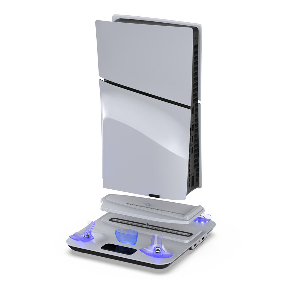 PS5 PRO Multifunctional Cooling Fan Base PS5/SLIM/PRO Storage Bracket Handle Seat Charger VR Seat Charger