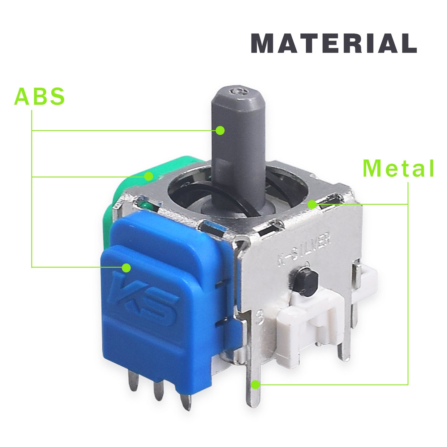 JS13 PRO upgrade PS5 Hall joystick for XBOX PS4 TMR reluctance joystick handle 3D joystick