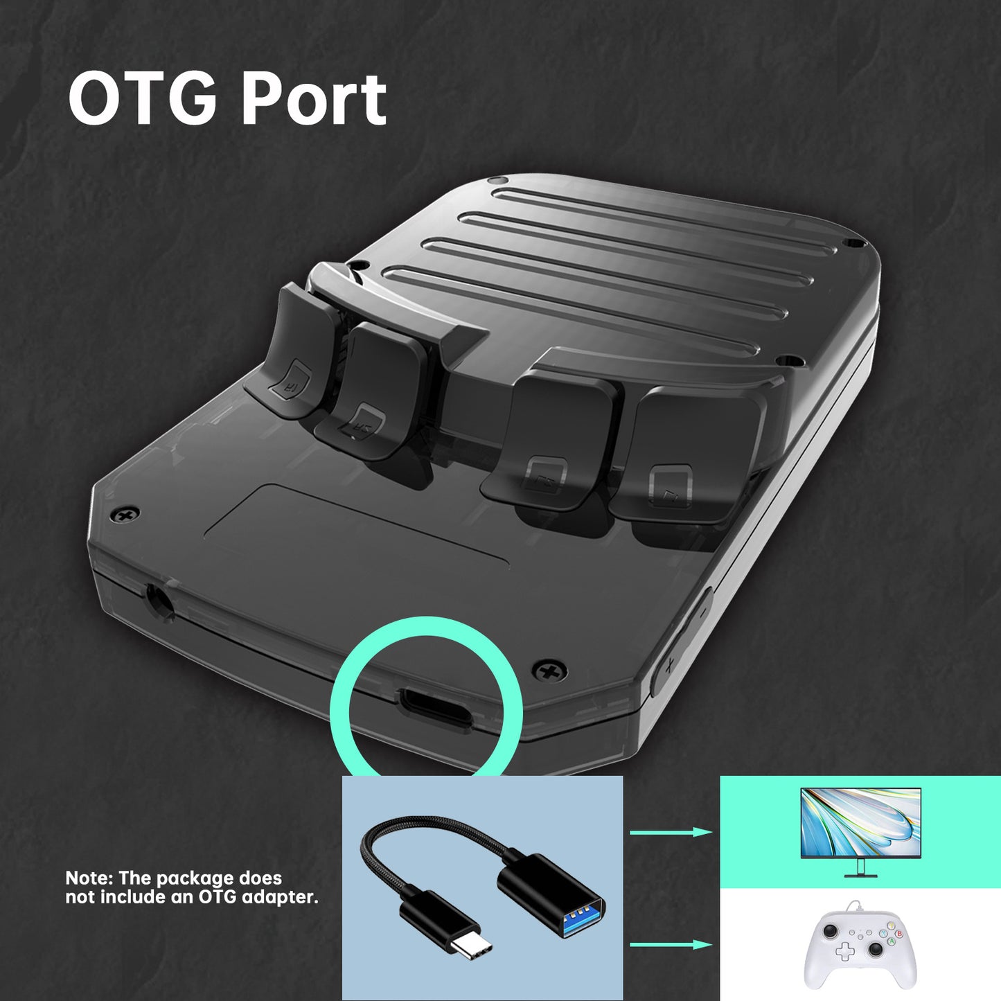 3.5 "inch IPS HD OTG 2000MAH battery Handheld Game Player console Childhood FC retro nostalgic large screen handheld portable classic home game console