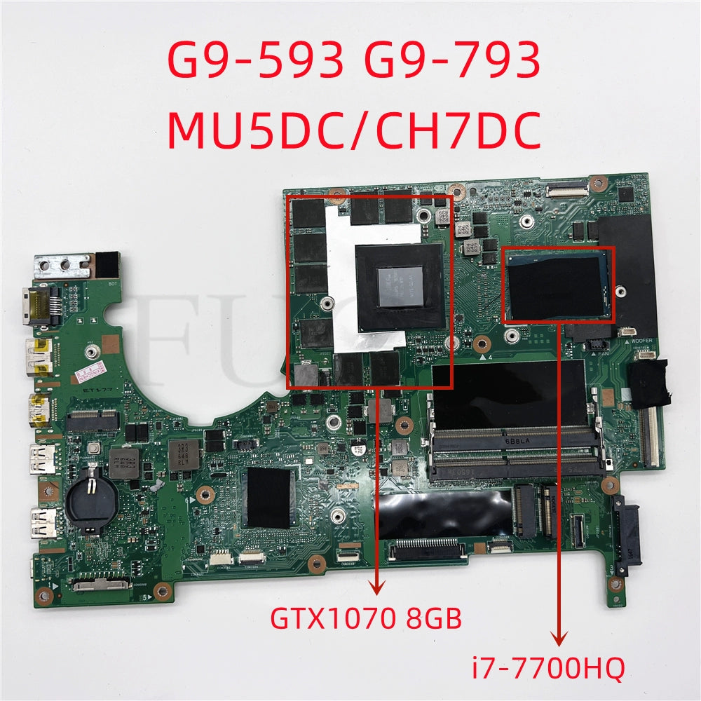 (Shipping fee not include)Acer/ Acer  G9-593 NBQ1T11001 I7-7700HQ 1070 8GB MU5DC/CH7DC