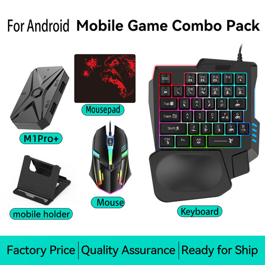 Jiaying M1Pro + Android mobile gamepad peripheral chicken eating artifact throne keyboard and mouse converter set auxiliary
