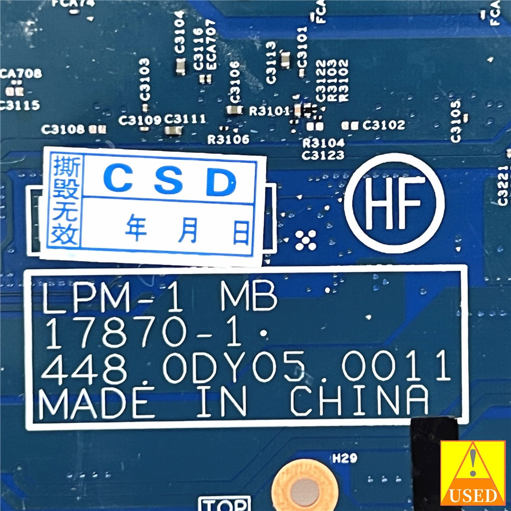 (Shipping fee not include)X1 1st Gen 01YU947 i7-8750H GTX1050TI 17870-1