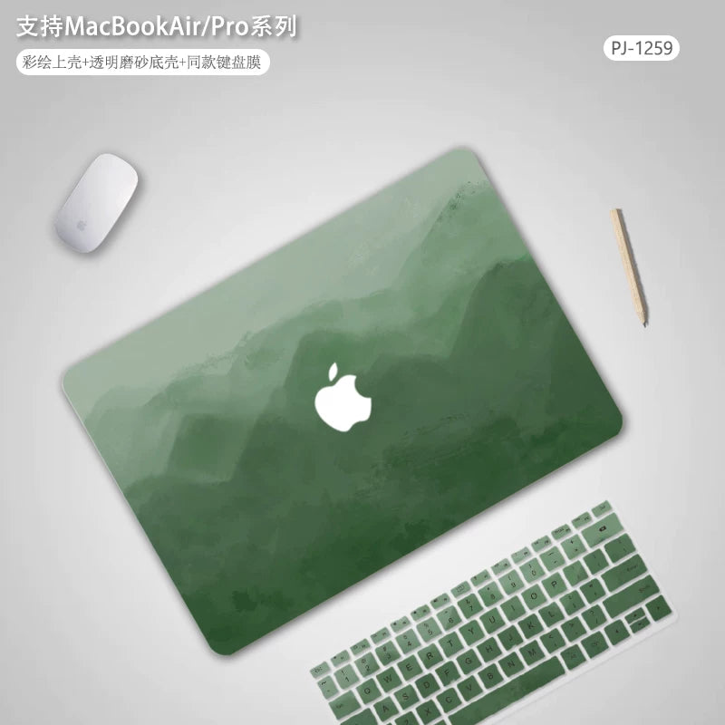 Color painting MacBook Air Pro 11 "12" 13 "14" 15 "16" 2026 M5 Neo A3404 A3426 A3427 A3428 A3429 A3449 A3448 A3434 A3403 A3186 A3402 A3401 A3112 A3185 A3114 A3241 A2681 A3113 A3240 Protective case notebook case Laptop accessories