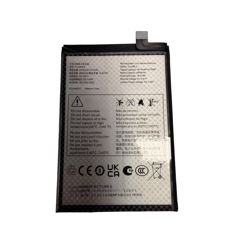 Alcate TLP049L9 phone battery 5010mAh Alcatel phone repair parts