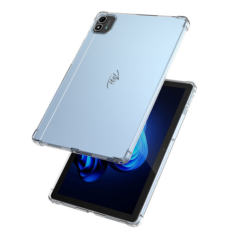 Suitable for Transsion itelpad1 tablet protective cover, four-corner airbag anti-drop transparent iTelPadOne protective case Protecting case