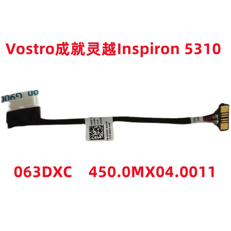 (Shipping fee not include)Dell N5310 Vostro Inspiron 5310 battery  flex cable 063DXC