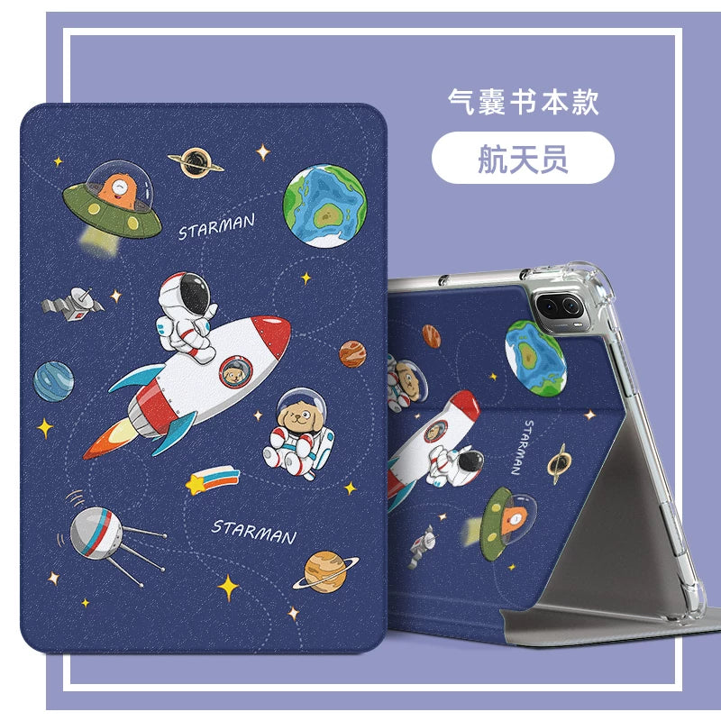 For Xiaomi tablet 7pro protective case redmipadse11 all-inclusive case 2024 new pad8/6pro silicone redmipadpro2 anti-drop pad5 computer 6spro Tablet Accessories