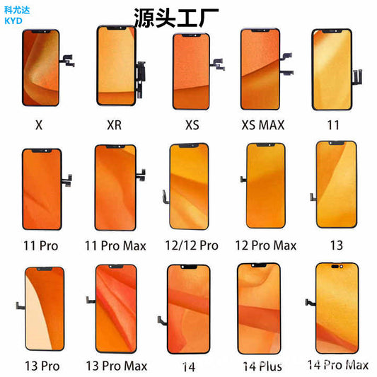 iphone11 12 x 13 14 15 pro max lcd  TFT incell OLED  ME RJ GX lcd