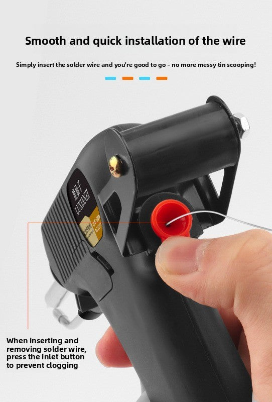 Electric soldering iron automatic tin repair welding household small high power solder gun machine manual 120W  Laptop Mobile Phone Repair tools