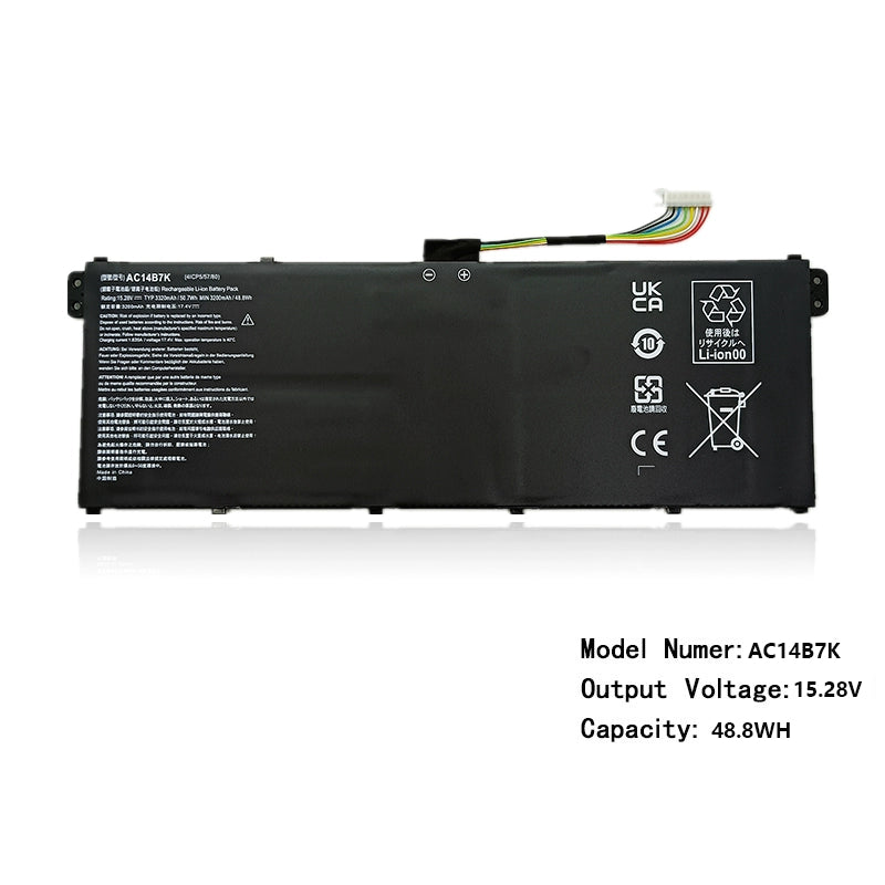 (Shipping fee not include)for Acer N17W1 SF314-52 SP515-51GN AN515-42 repalcement battery  AC14B7K