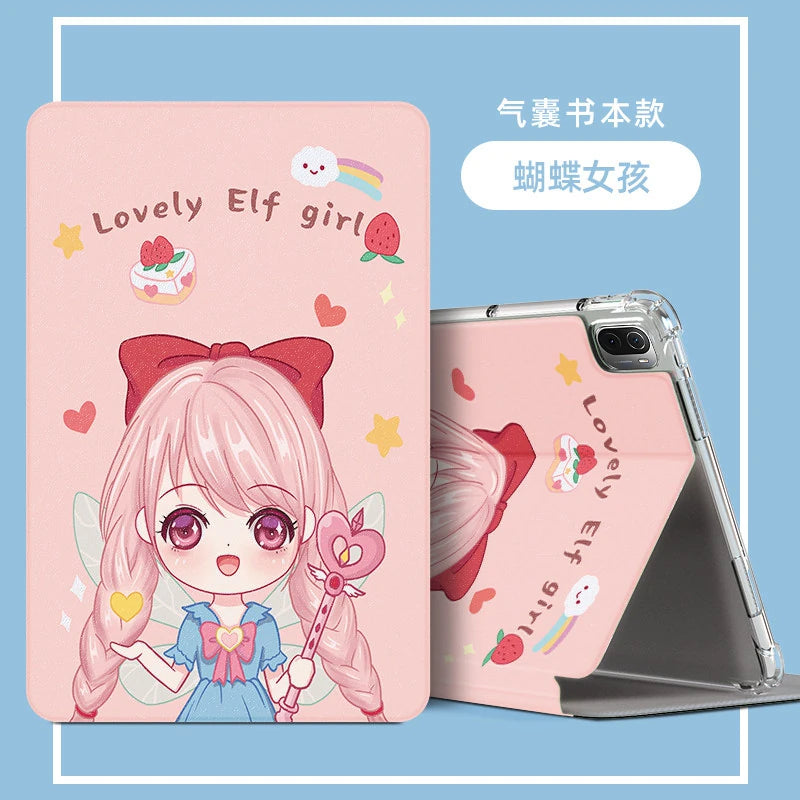 For Xiaomi tablet 7pro protective case redmipadse11 all-inclusive case 2024 new pad8/6pro silicone redmipadpro2 anti-drop pad5 computer 6spro Tablet Accessories