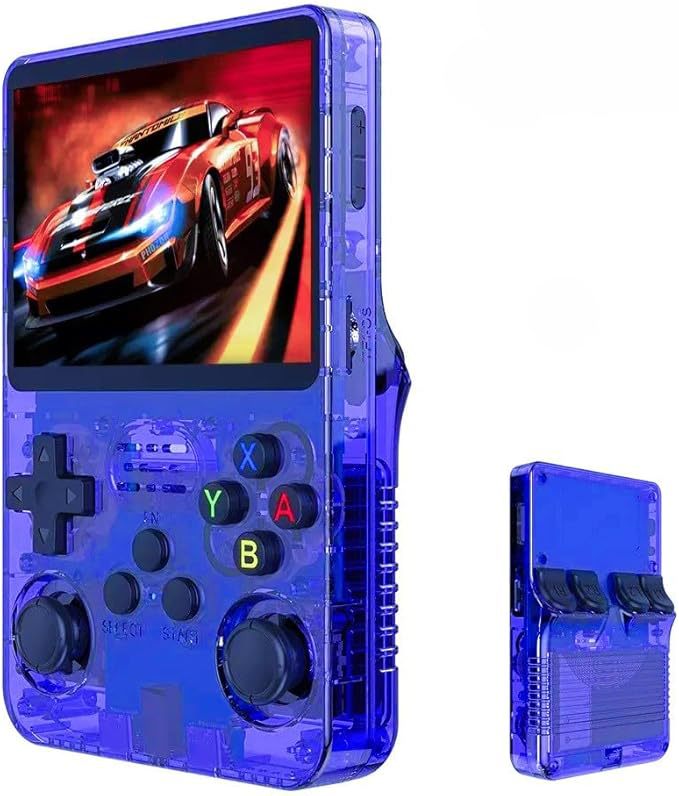 3.5" inch R36S Retro Handheld Game Console 1020mAh 64GB/128GB Portable Gaming Device with Built-in Games