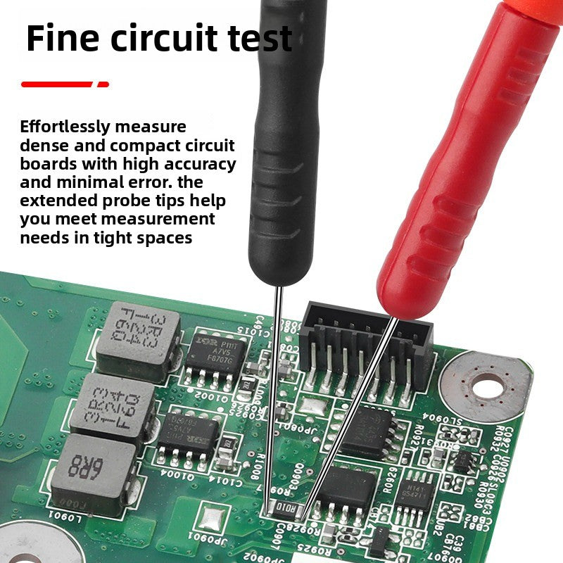Multimeter probe pen extra tip steel needle thin needle adapter lengthened extension replacement needle can be broken thread Repair tools