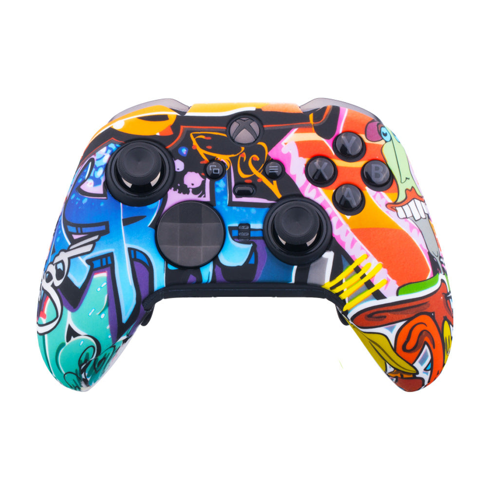 Water transfer camouflage silicone cover for XBOXONE Series X/S gamepad case