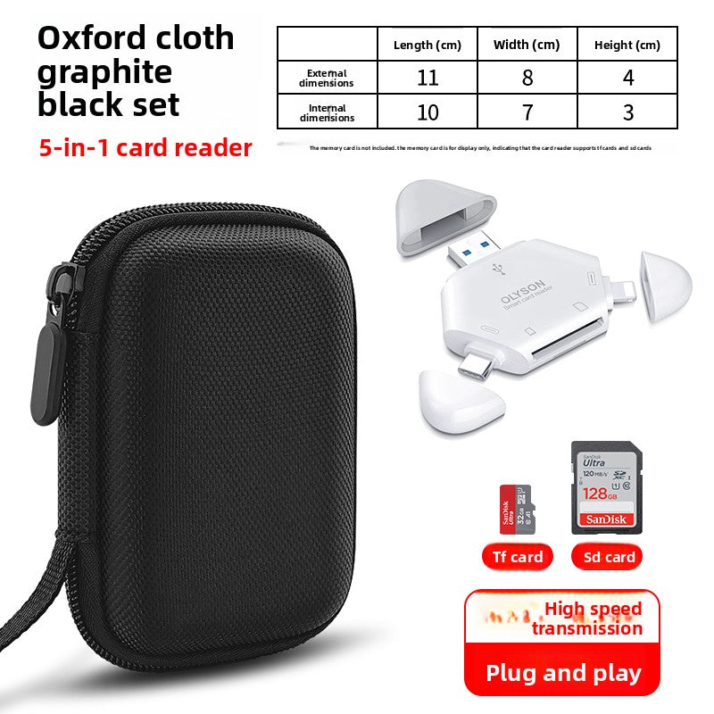 OLYSON CCD Camera Bag Small Camera Case Card Storage Box Digital Camera for Sony Canon ixus Fuji Nikon Samsung Panasonic Hard Case Drop-proof Waterproof Portable Bag Digital camera accessories