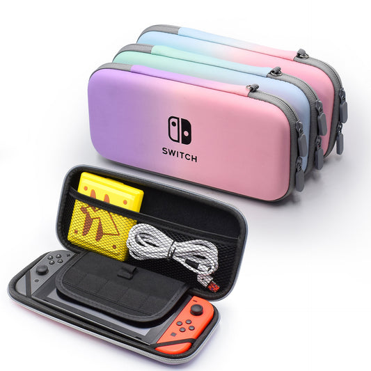 Switch storage bag for Nintendo Switch game console bag switch portable bag gradual change color hard bag