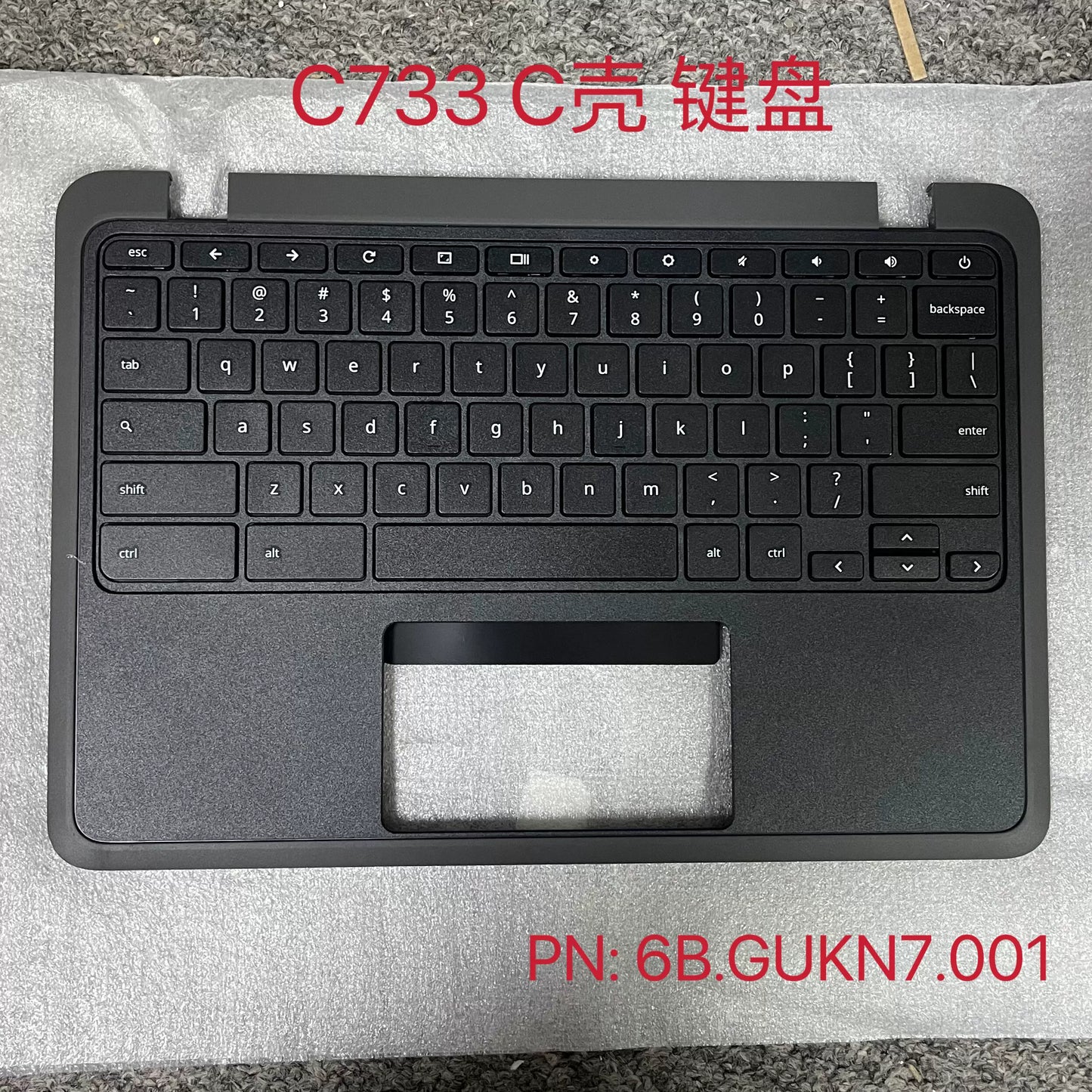 Upper case keyboard for  Acer Chromebook C733 C733T C-Case Keyboard 6B.GUKN7.001  topcase palmrest keybooard