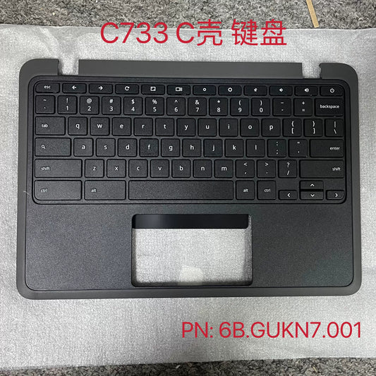 Upper case keyboard for  Acer Chromebook C733 C733T C-Case Keyboard 6B.GUKN7.001  topcase palmrest keybooard